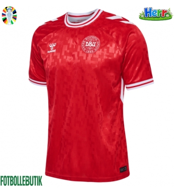 Danmark Hemmatröja EM 2024 Kortärmad